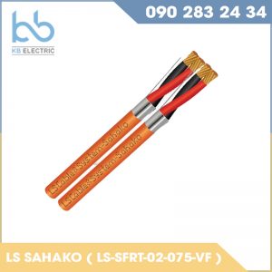 Cáp tín hiệu điều khiển chậm cháy chống nhiễu LS-SFRT-02-075-VF